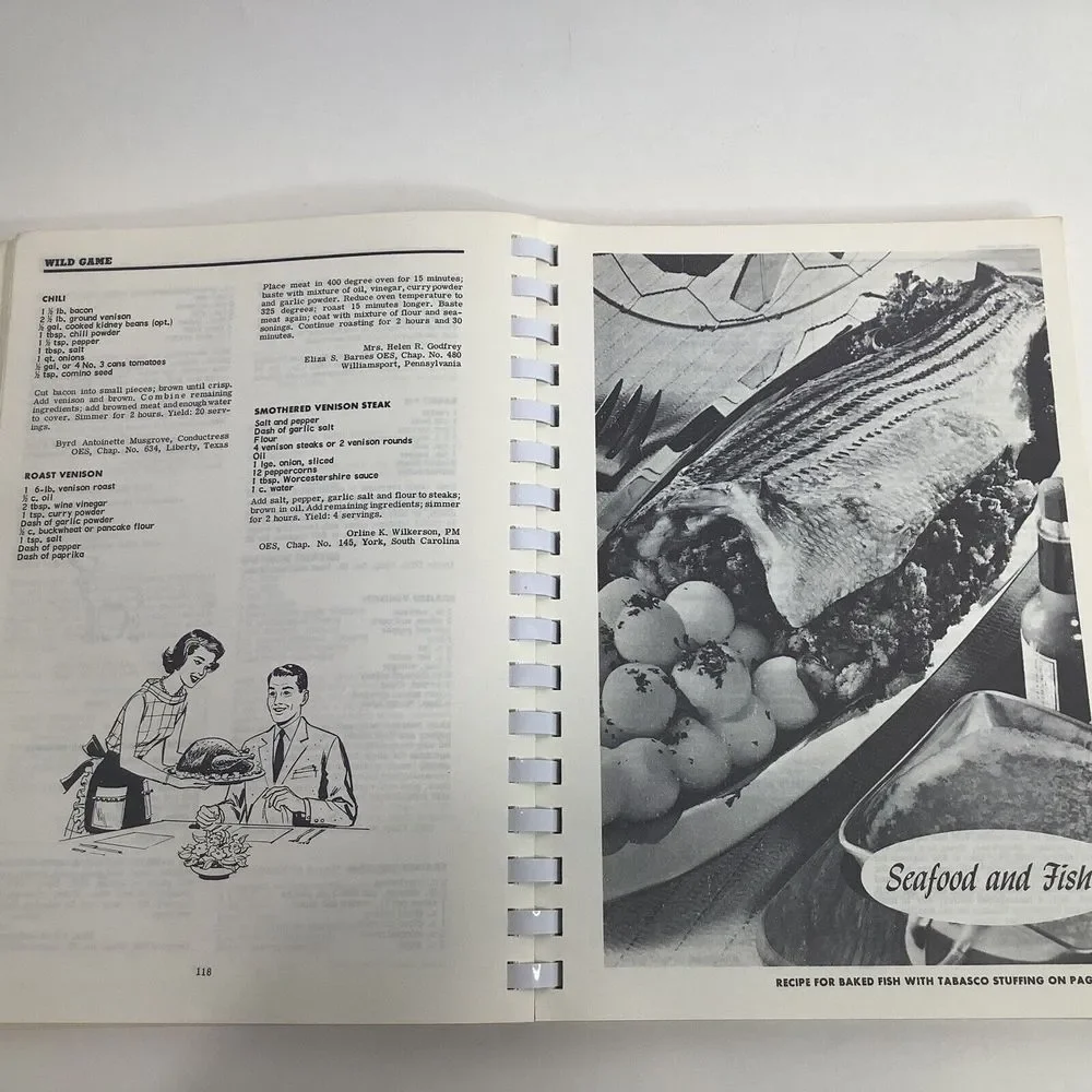 Favorite Eastern Star Recipes Cookbook Olde Family Favorites 1966 Menus Vintage‎